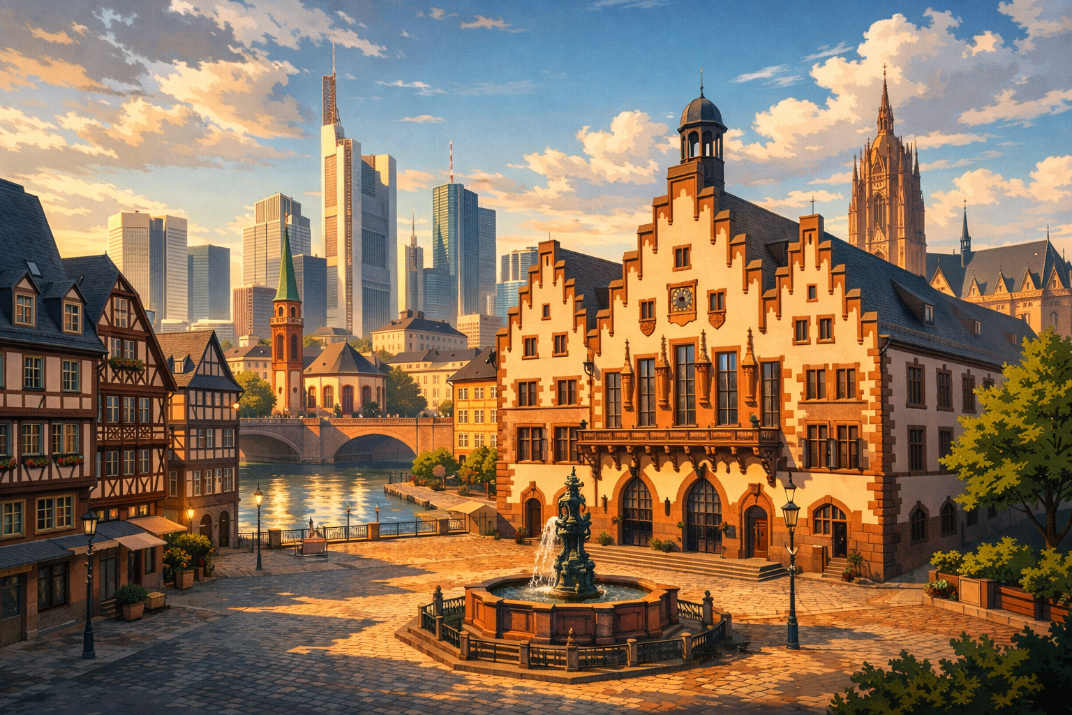 Frankfurt, Old Town and Römer
