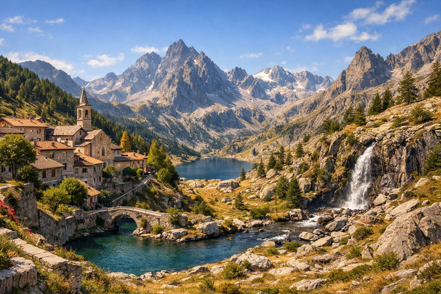 France and the Alpine Rings. Trekking through Mercantour National Park and the Valley of Wonders. Season: August–September. Difficulty: moderate or high.
