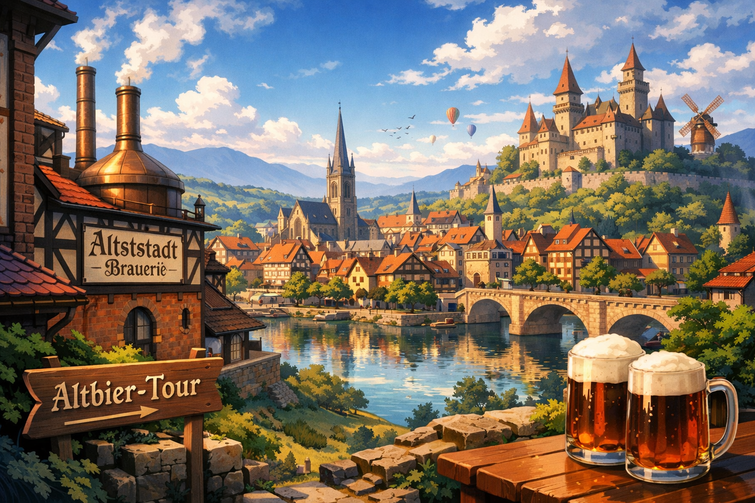 ИСТОРИЯ ПИВОВАРЕН АЛЬТШТАДТА: ДЮССЕЛЬДОРФСКИЙ АЛЬТБИР-ТУР