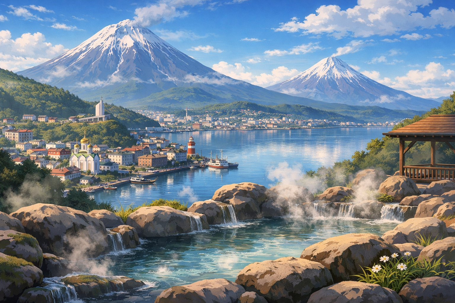 KAMCHATKA: PETROPAVLOVSK + PARATUNKA