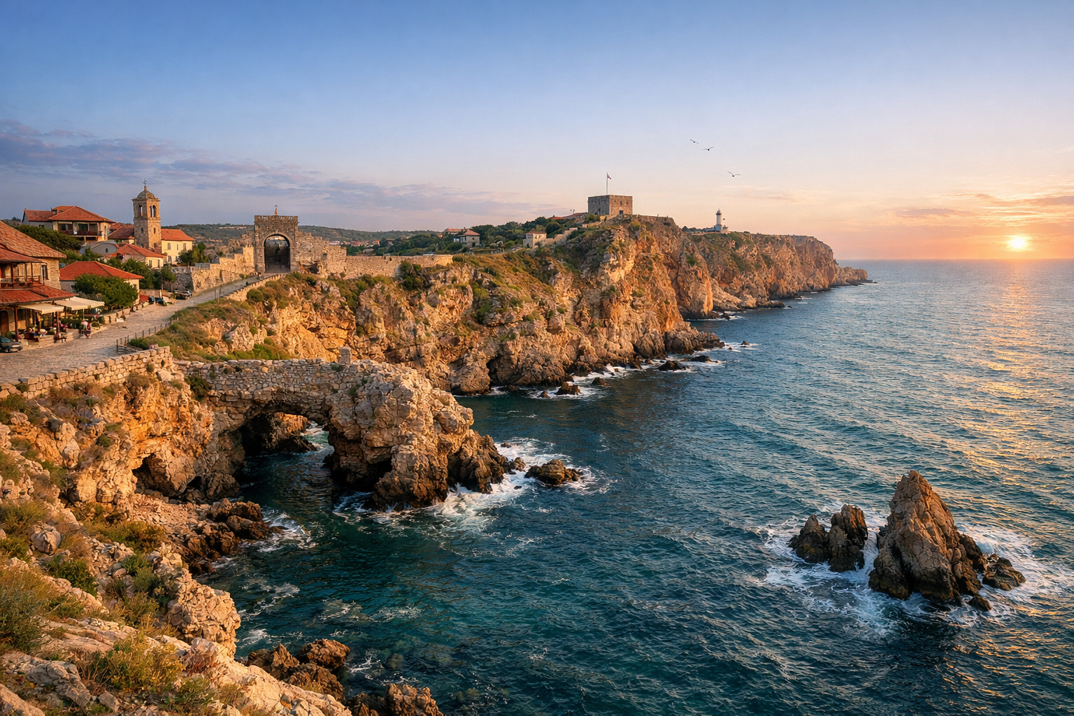 Kavarna - Kaliakra cliffs sea and legends