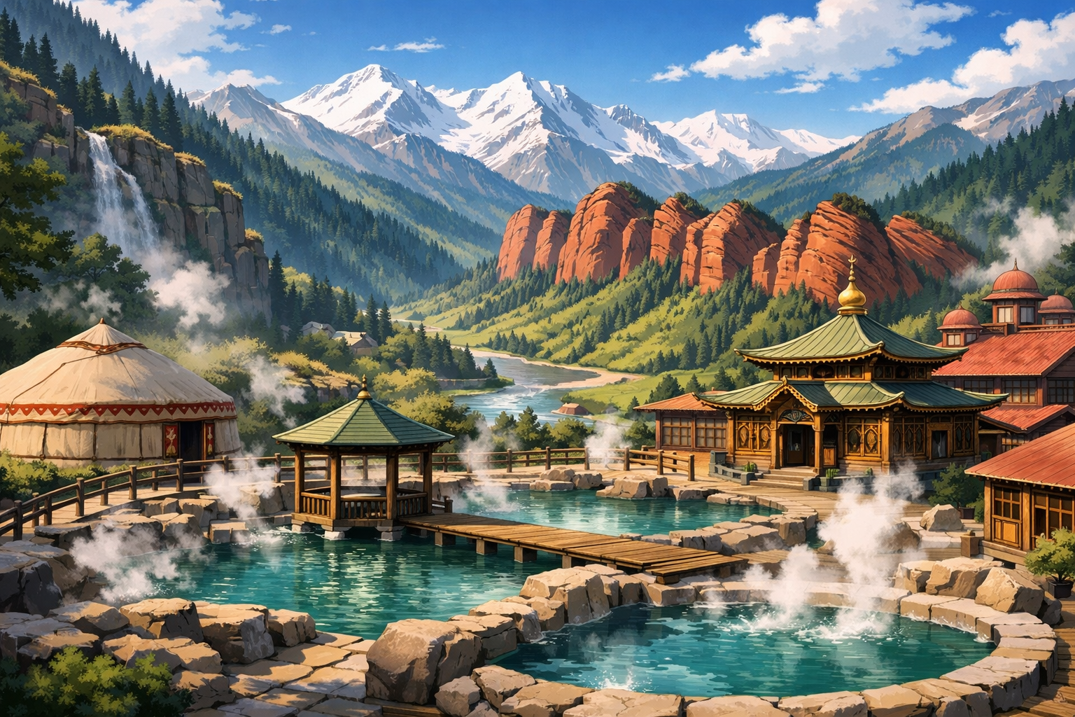 КЫЗЫЛ-СУУ • ДЖЕТИ-ОГУЗ