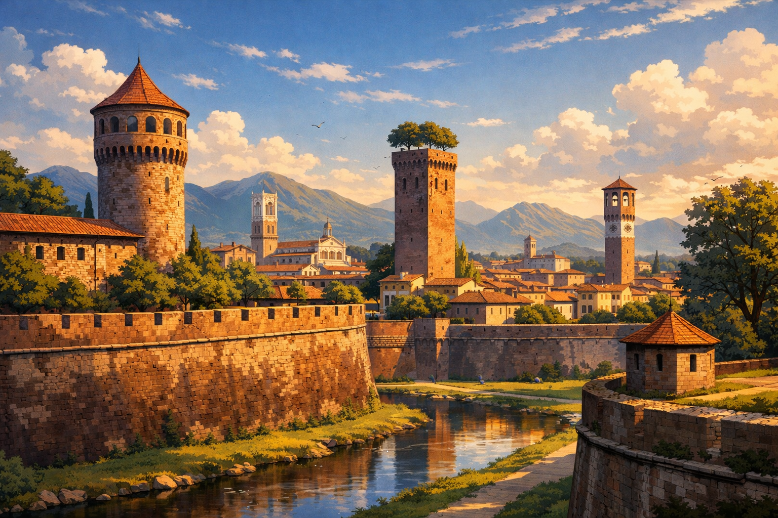 LUCCA • WALLS AND TOWERS