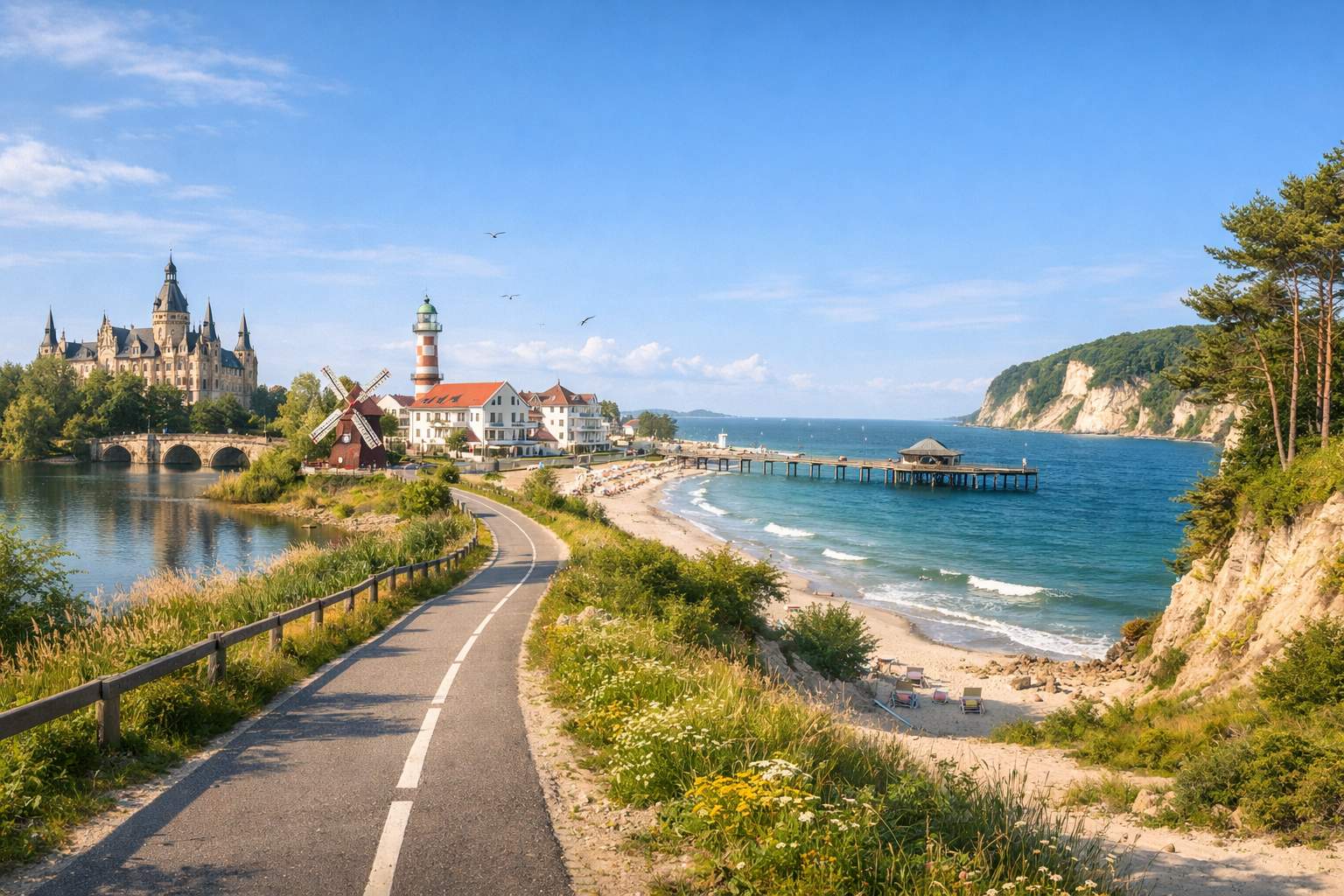 MECKLENBURG-WESTERN POMERANIA Baltic cycling tour through the resorts