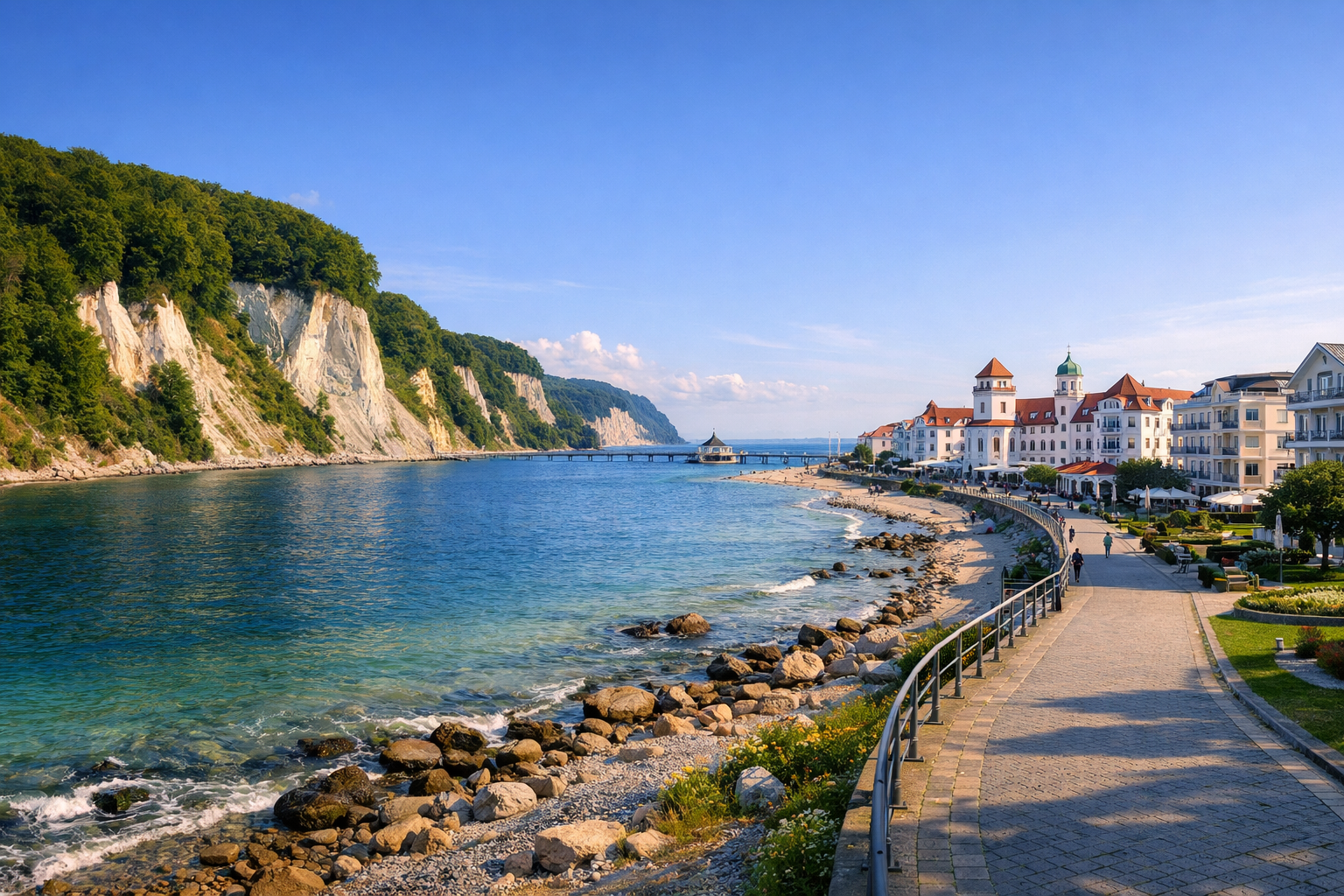 MECKLENBURG-WESTERN POMERANIA - Rügen Island chalk cliffs beaches Binz