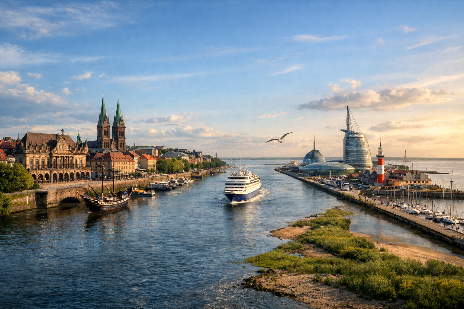 Sea tour Bremen - Bremerhaven