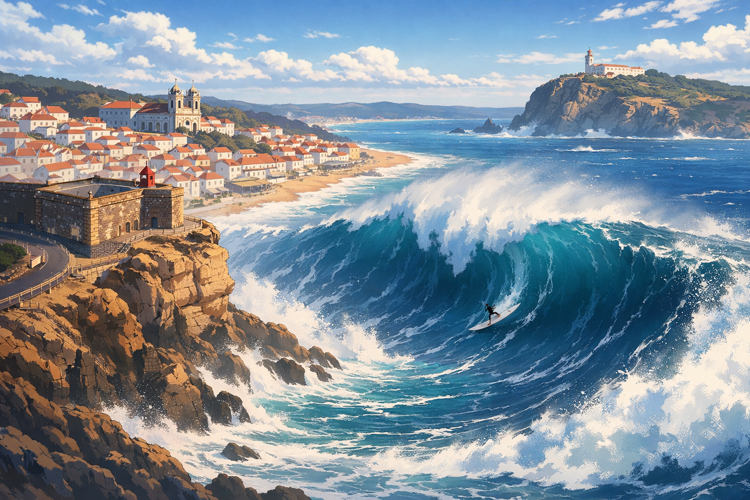 Назаре - Гигантские волны и big wave surfing