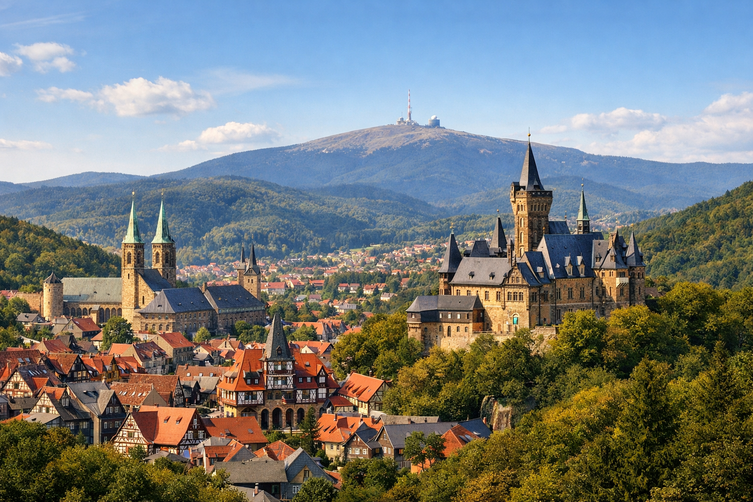 LOWER SAXONY - Harz Goslar Wernigerode Brocken