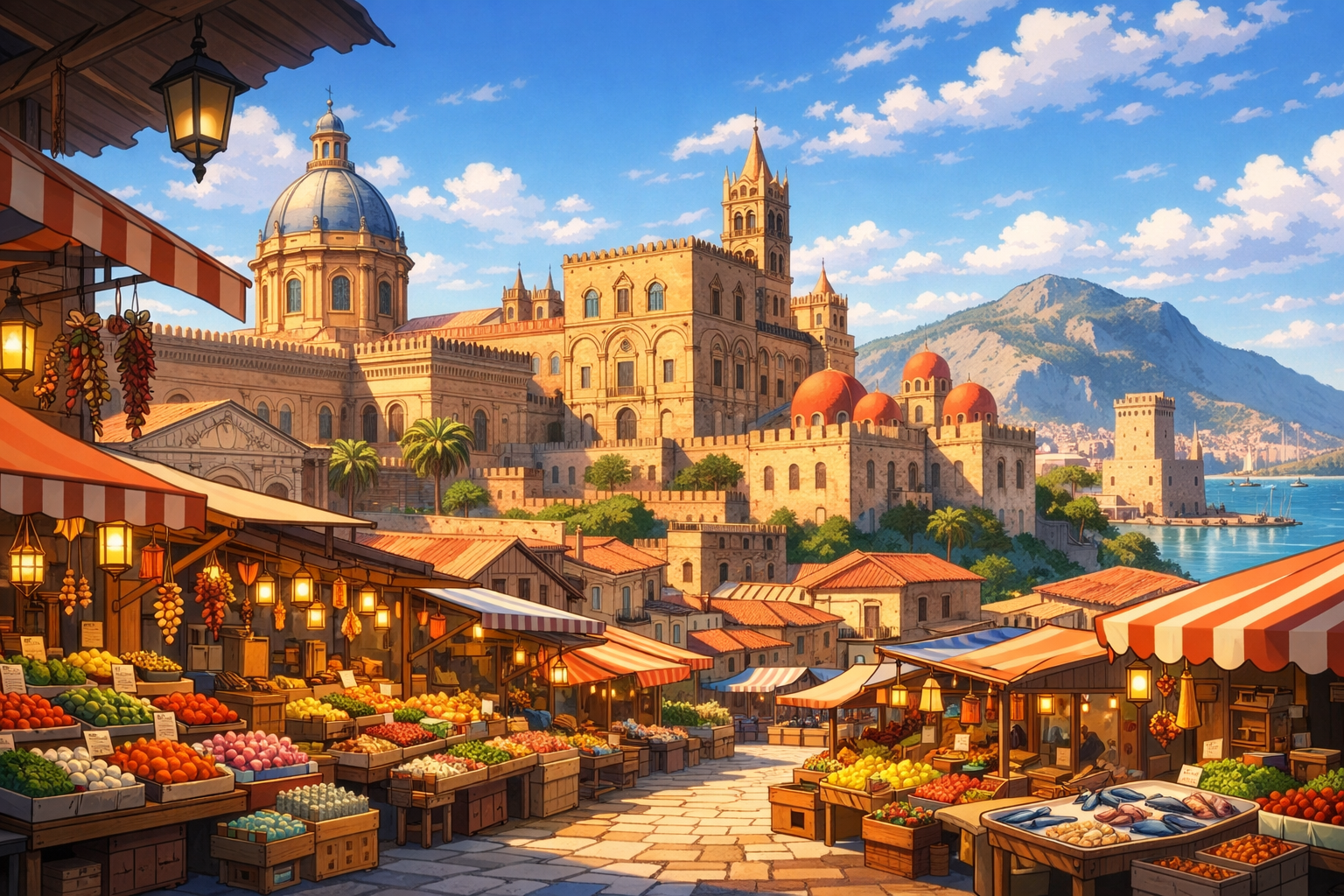 PALERMO • MARKETS AND NORMAN PALACES
