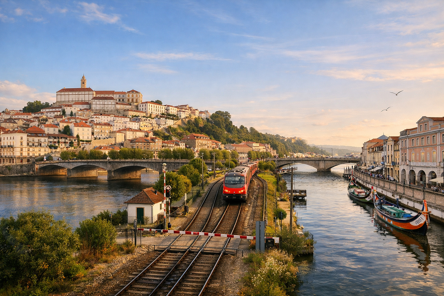 Portugal, Coimbra, and Aveiro. A budget route through the university city and the Portuguese “little Venice” with train transfers.
