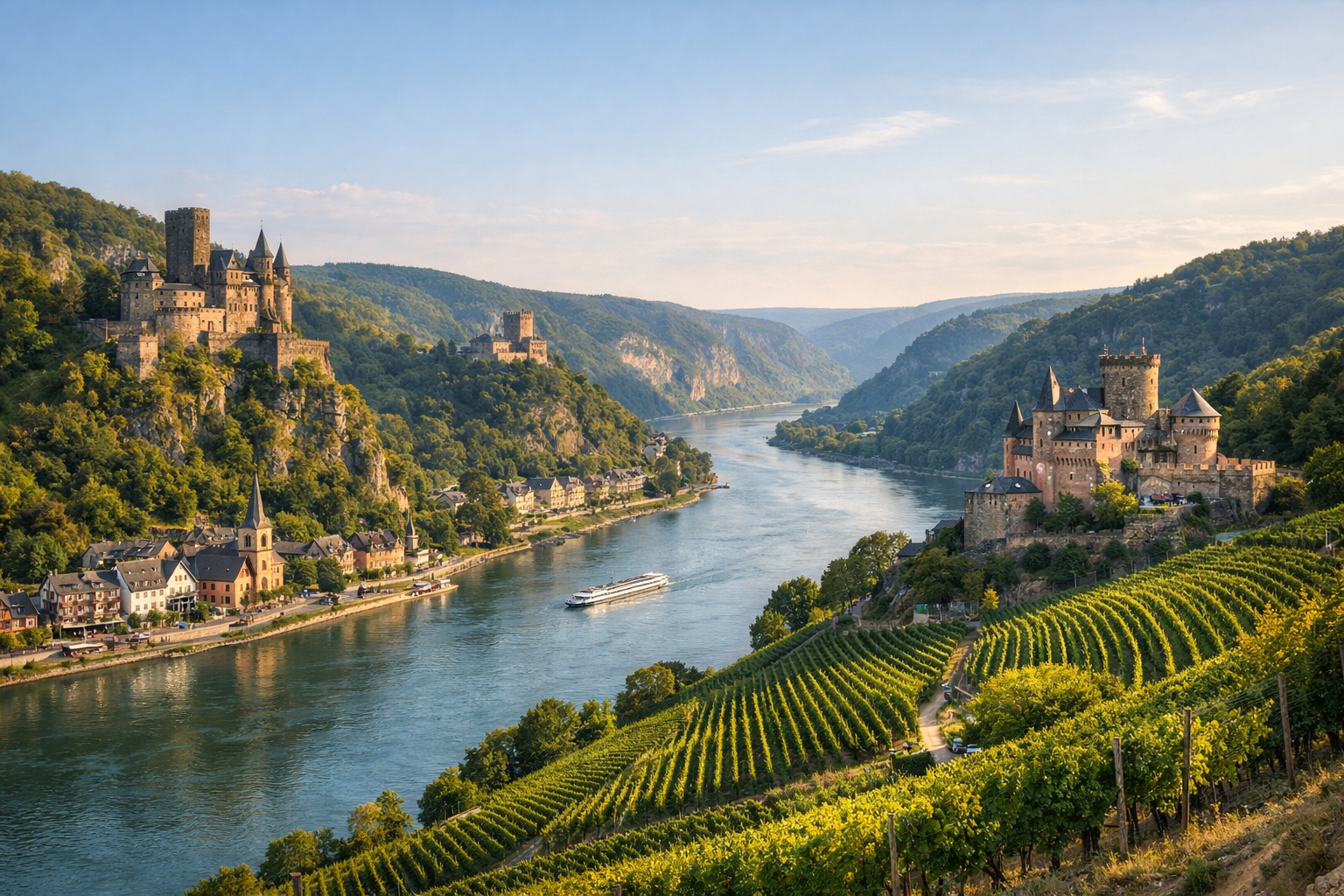 RHINELAND-PALATINATE - Middle Rhine Valley: castles, rocks and vineyards