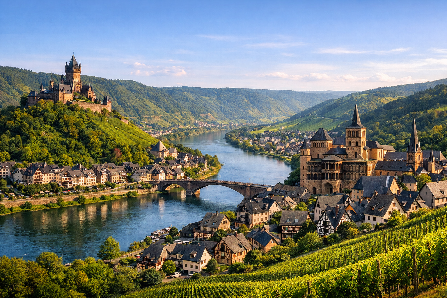 RHINELAND-PALATINATE - Moselle: Cochem, Trier and wine villages
