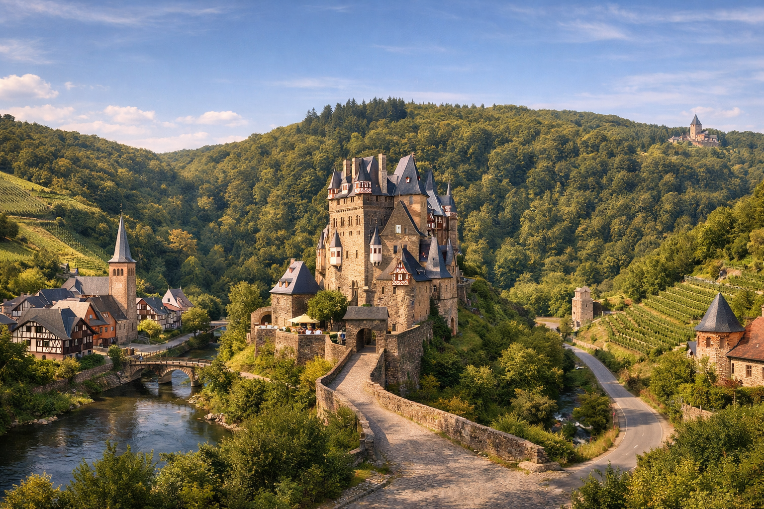 RHINELAND-PALATINATE - Eltz Castle and surroundings