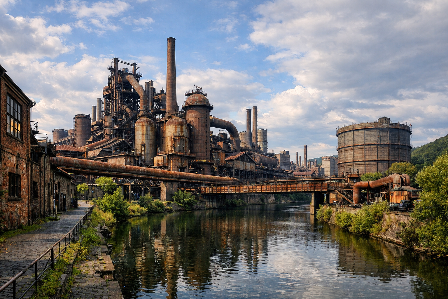SAAR - Visite industrielle: aciérie de Völklingen