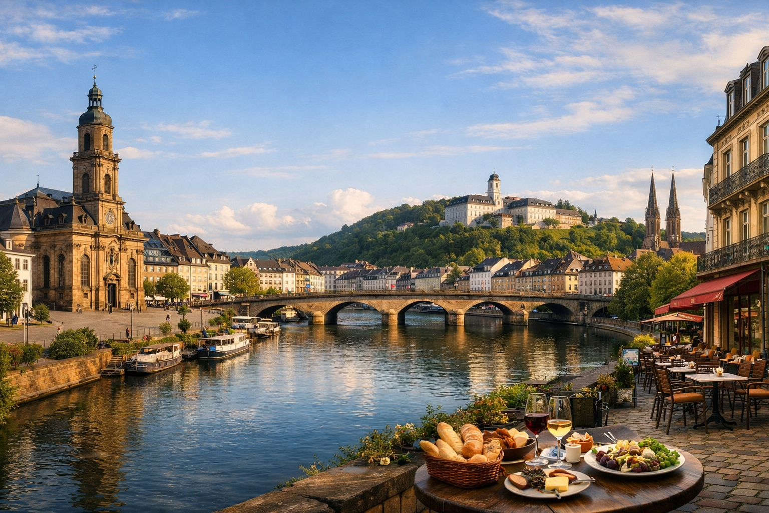 SAAR - Saarbrücken: center, cuisine, and French influence