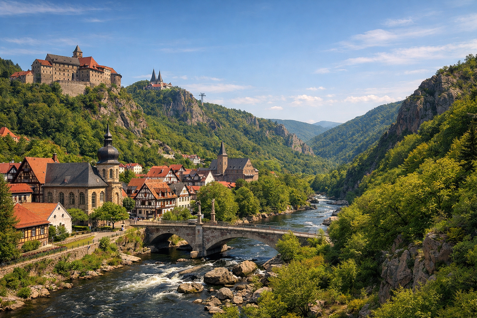 SAXONY-ANHALT - Harz, Thale and the Bode Gorge