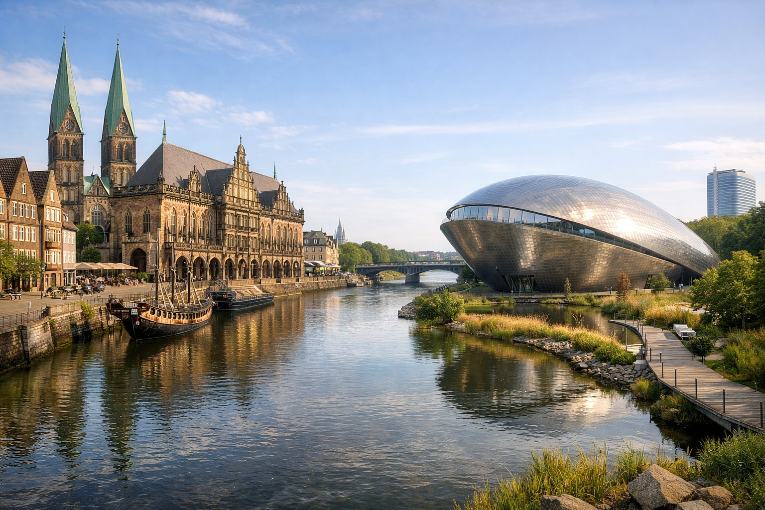 Family tour of Bremen and the Universum science center