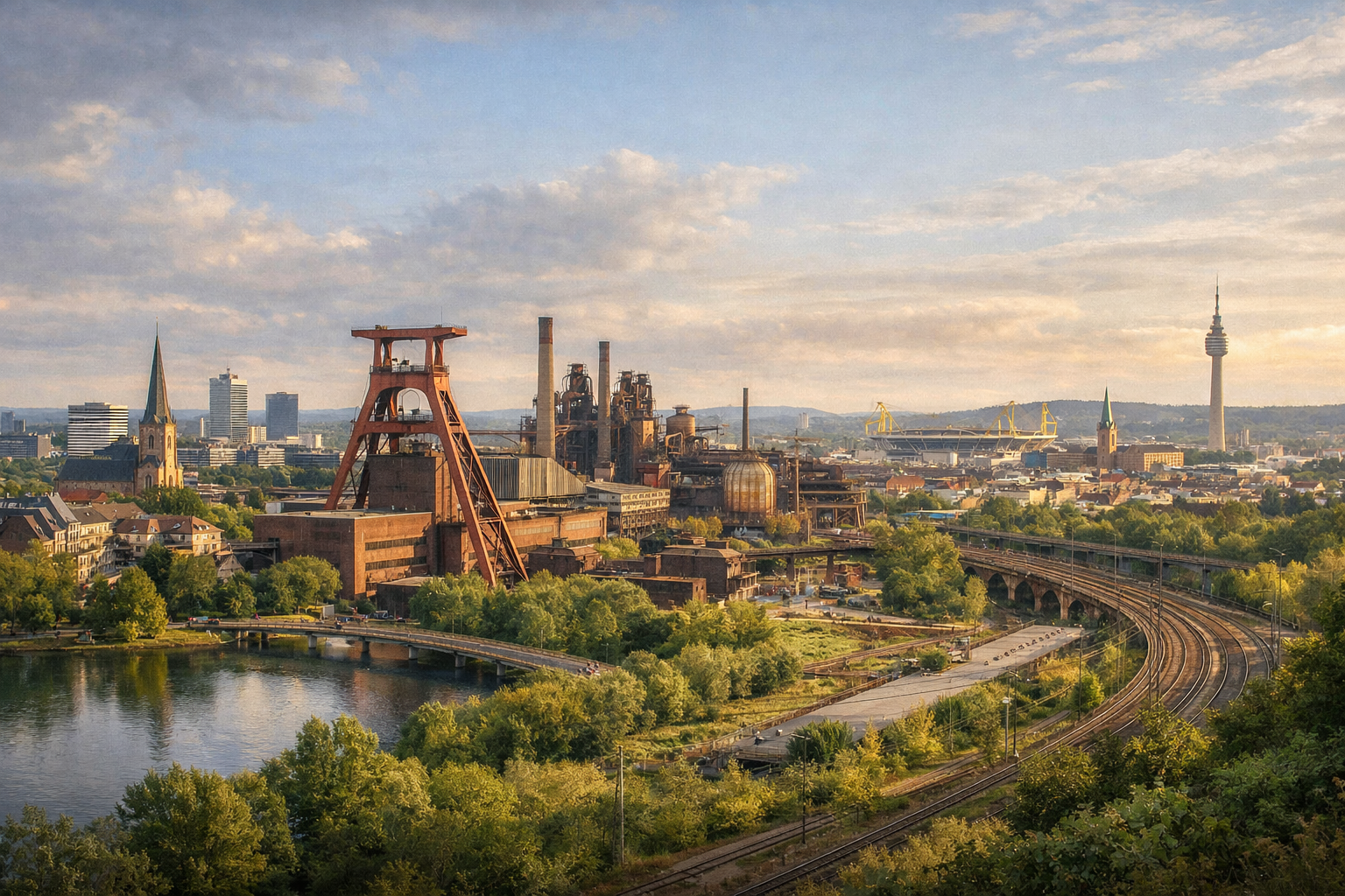 NORTH RHINE-WESTPHALIA - Ruhr region: Essen, Dortmund, industrial heritage