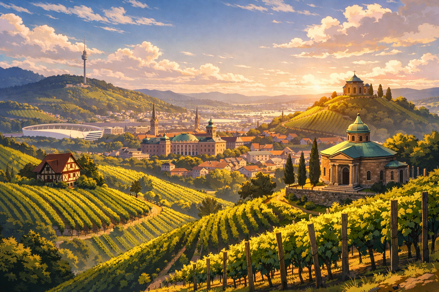 ШТУТТГАРТ — ВИННЫЕ ХОЛМЫ