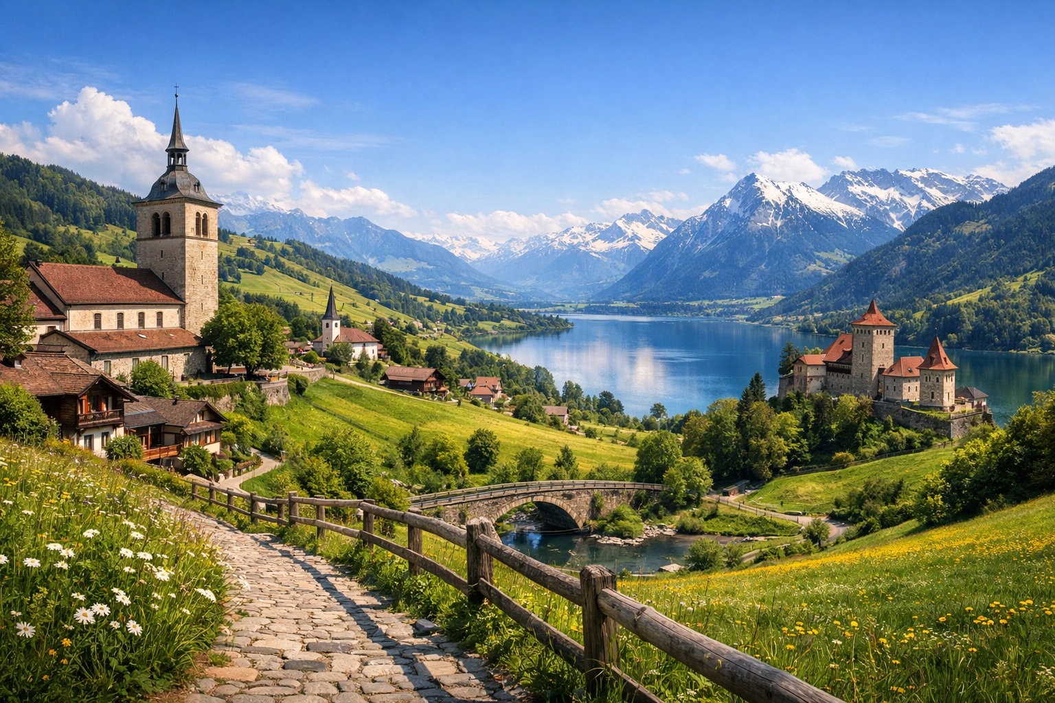 Switzerland. Via Jacobi: a pilgrimage hiking route along the Swiss section of the Way of St. James. Difficulty: moderate. Season: April - October.