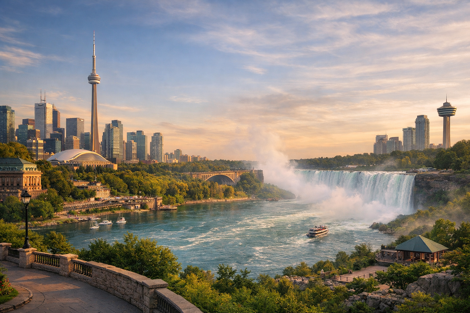 Toronto + Niagara - city + waterfalls