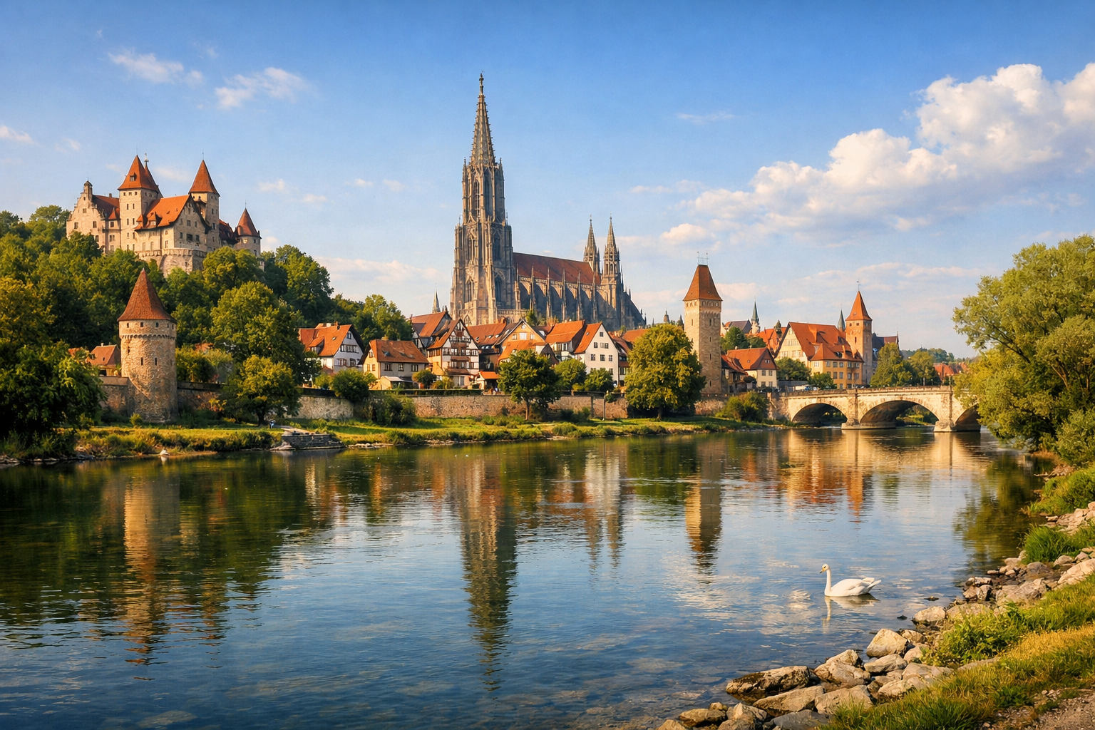 Ulm castles and Danube landscapes
