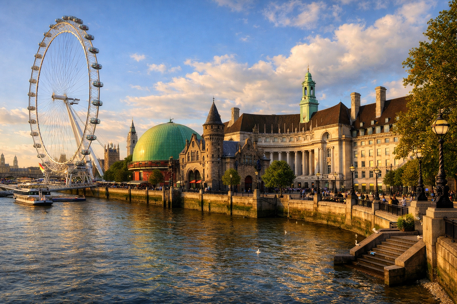 Великобритания, Лондон. Семейный развлекательный тур с London Eye, Madame Tussauds London, SEA LIFE London Aquarium, London Dungeon и прогулкой по Южному берегу Темзы.