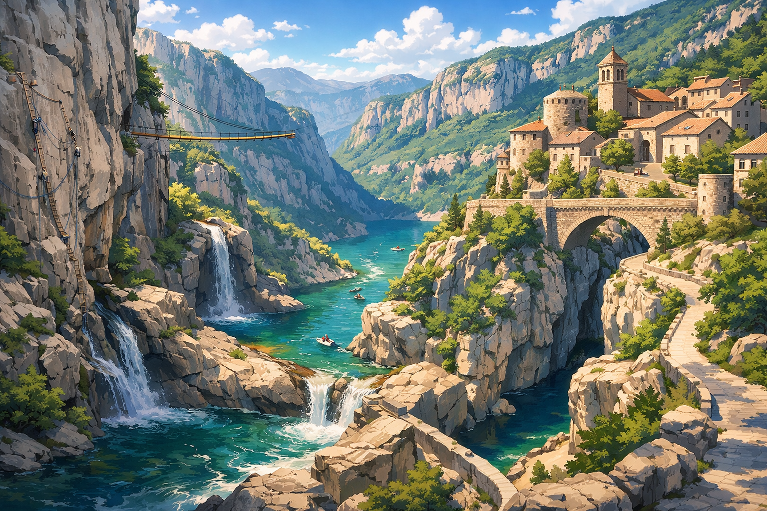 Verdon Gorge - Rock Climbing and Canyoning