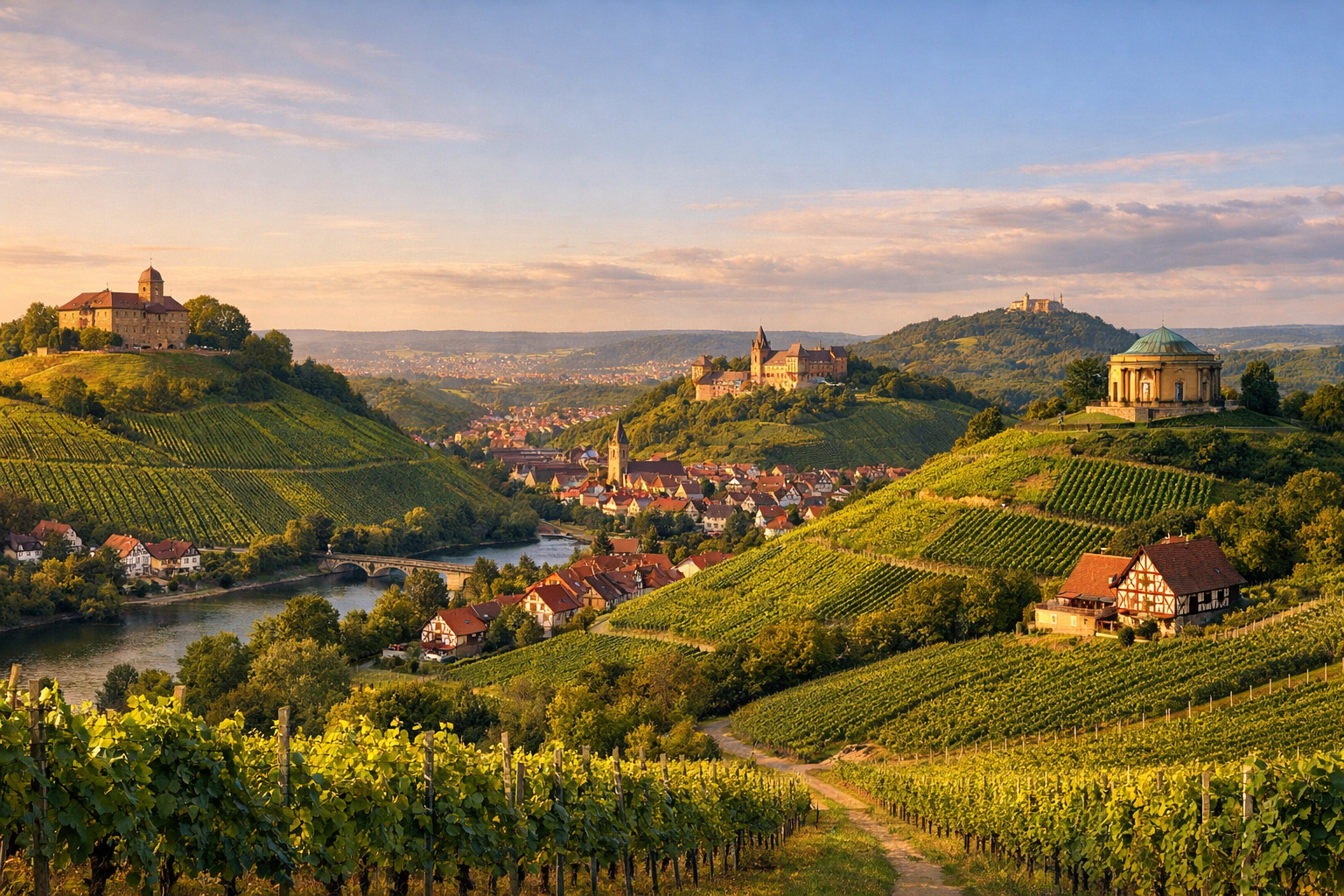 Wine tour through Württemberg